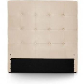 Tête de Lit Capitonnée Beige 90cm