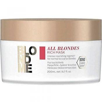 Haarmaske Schwarzkopf All Blondres Rich (200 Ml)
