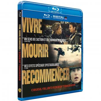 Blu-Ray EDGE OF TOMORROW + DIGITAL Ultraviolet