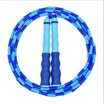 Soft beaded skipping rope, adjustable, 110 inches