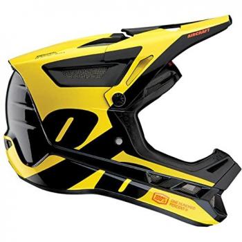 Casque 100% Aircraft Composite LTD Neon Yellow Noir Jaune XS