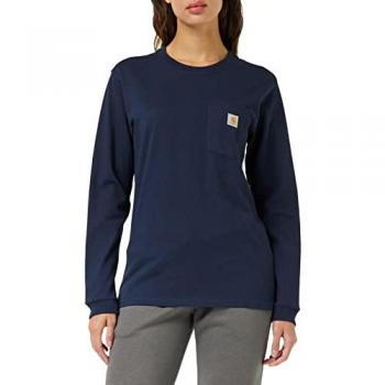 T-shirt à manches longues Carhartt Workwear Pocket Femme Bleu XL