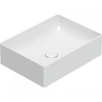 Lavabo Globo 50x37 cm Céramique à Poser Blanc