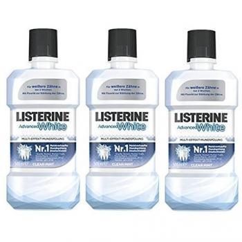 Listerine Advanced White Multi‑Effekt Mundspülung – 2 x 500 ml