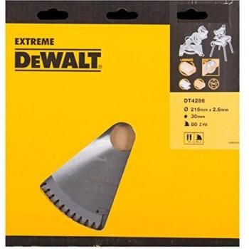 DeWalt 216mm Negative Rake Circular Saw Blade 80T