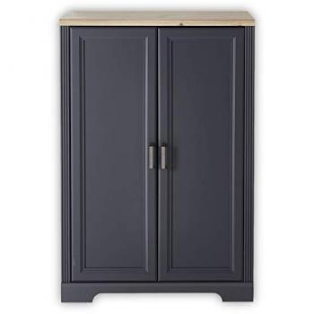 Innostyle Aktenschrank, graphit; Absetzung Artisan Eiche B/H/T: 86 cm x 127 cm x 38 cm