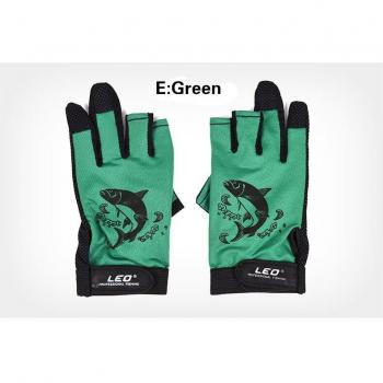 Quick-Dry Fishing Gloves with Anti-Slip Three Finger Design for Summer