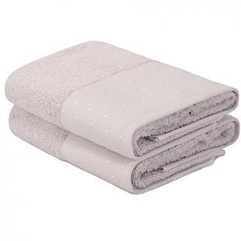 Tissus Bain Wellhome 2×50x90 cm – Set