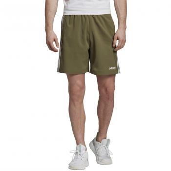 Adidas Essentials 3 Stripes 7in Chelsea Shorts, Herren XL Olive/Weiß