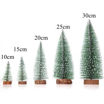 Zerolife Kleiner Holzweihnachtsbaum DIY Fotodeko Santa Claus Frohe Festtage Deko 2022