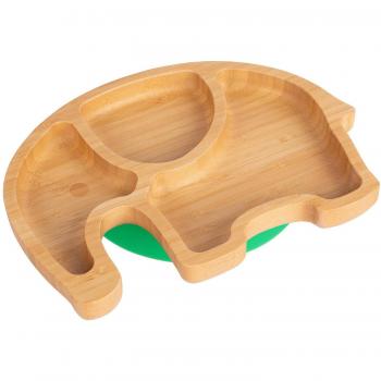 Elephant Bamboo Suction Plate