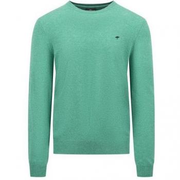 FYNCH-HATTON Logo-Stickerei Pullover in Grün