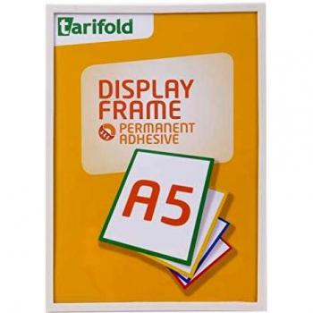 Funda d'affichage Tarifold A4 adhésive blanche
