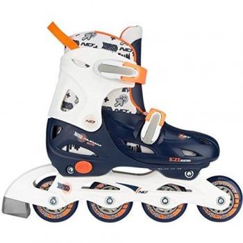 Blue Horizon Junior 52SA Hardboot Inline Skaters – Orange/White