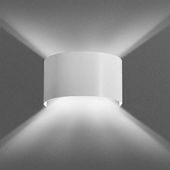 Zeitgenössische Wandlampe G9 Weiß