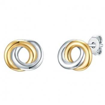 Rafaela Donata Women's Chic Silver & Gold Earrings