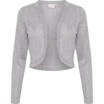 Cardigan Ankra Kaffe donna grigio sfumato