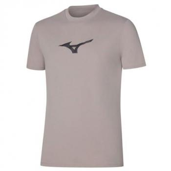Maglietta Mizuno Padel Uomo Rb Silver Manica Corta