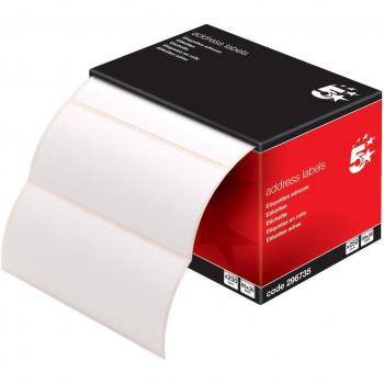 Professional 5-Star Office Address Labels (Roll, 89x36 mm) – 250 Count