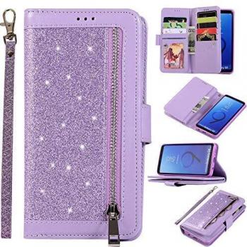 Galaxy S10 5G Magnetic Folio with Wrist Strap – EYZUTAK – Purple Edition