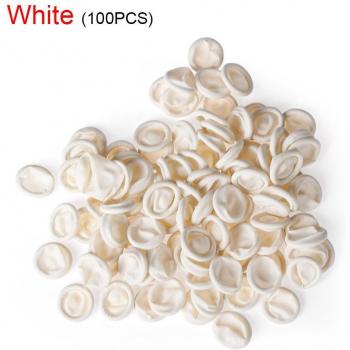 100PCS Disposable Rubber Finger Cots