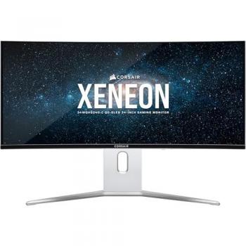 Corsair Xeneon 34WQHD240-C Gaming Monitor wit – QD‑OLED Curved UltraWide, 240 Hz, 2×HDMI, DisplayPort, USB‑C, USB‑