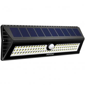 Luce Solare Outdoor Mpow 77LED – Impermeabile, Sensor di Movimento