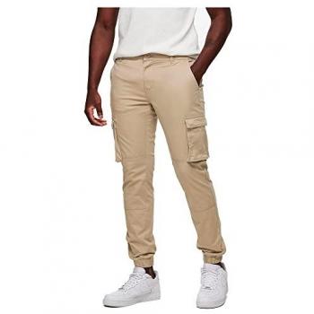 Pantalones Cargo Only & Sons Onscam Stage con Puño para Hombre, Color Camel