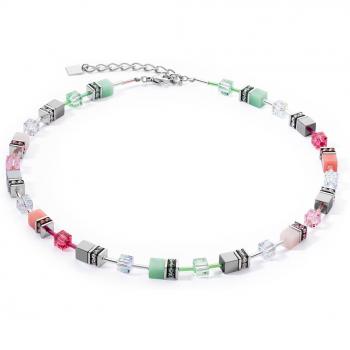 Hematite Geo Cube Necklace for Women