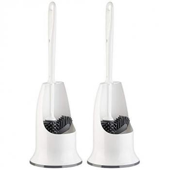 Duo de brosses WC en silicone, tête amovible WG-90