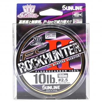 Sunline Leader Rock Hunter II 100 m 10 lb 0,26 mm – fluorocarbone (9086)