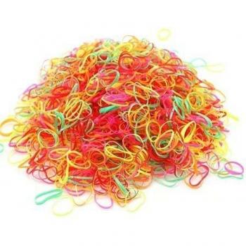 Candy Color Rubber Bands for Hair