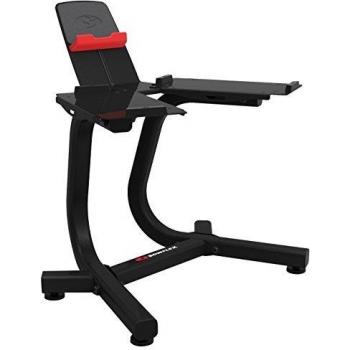 Bowflex Hantelablage mit Media Rack, Schwarz, One Size