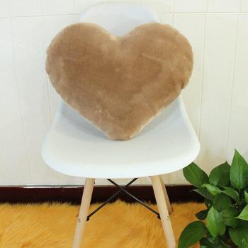Almohada de algodón PP en forma de corazón para la espalda