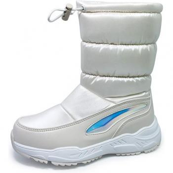 Botas de Nieve con Patrón Flamenco para Niños 31-37