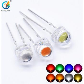 1000er Pack Czinelight 5mm Strohhut LED-Dioden Rosa Weiß Grün Rot