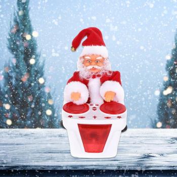 Singing Santa Claus Plush Toy for Children