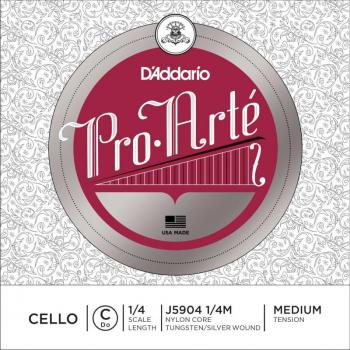 Corde de violoncelle D'Addario J5904 ¼M – Do – Pro Arte – Medium