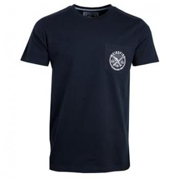 Weird Fish Blue Tidal 100% Cotton Short Sleeve Tee