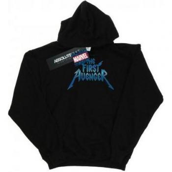 Marvel Damen The First Avenger Metall-Logo Hoodie für Damen