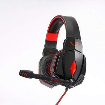 WE Gamium Micro Casque Gaming avec Micro Omnidirectionnel et Télécommande sans fil Bluetooth pour PC, Mac, PS4, Xbox One, Switch, Smartphones et Tablettes