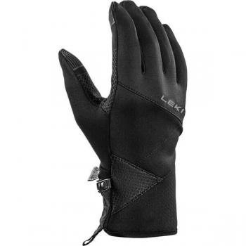 Men's Leki Alpino Black 7.5 Traverse Grip Gloves