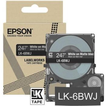 Epson Etichetta Nero su Bianco Opaco 24mm x 8m per LabelWorks LW-C610