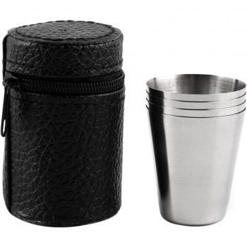 Set de Tazas de Acero Inoxidable para Picnic