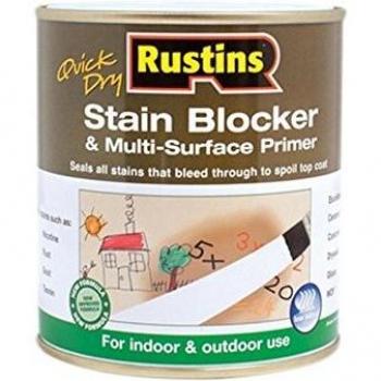 Rustins RUSQDSBP1L Quick Dry Stain Block & Multi Surface Primer 1 L