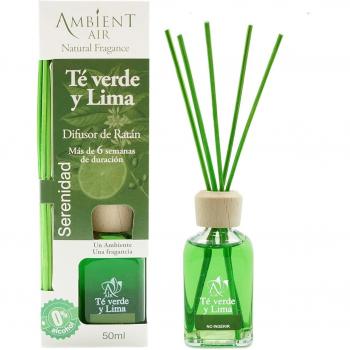 Ambientair Difusor de Varillas Té Verde Lima 50 ml