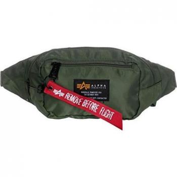 Alpha Industries Unisex Sage-Green Hip Bag