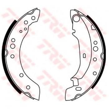 Brake Shoe Set for SMART MITSUBISHI HAIMA (FAW) BAIC:HAIMA 2,COLT VI,FORFOUR,
