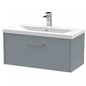 Juno Coastal Grey 800mm Wall Hung Vanity Unit