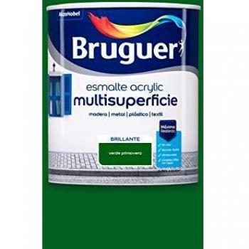 Esmalte Acrílico Brillante Verde Primavera 750 ml Interior/Exterior